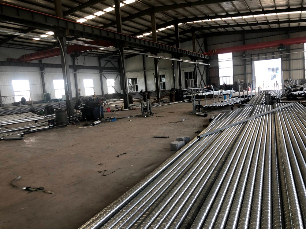 预应力金属波纹管生产车间